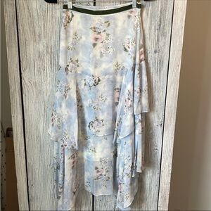 LoveShackFancy floral skirt